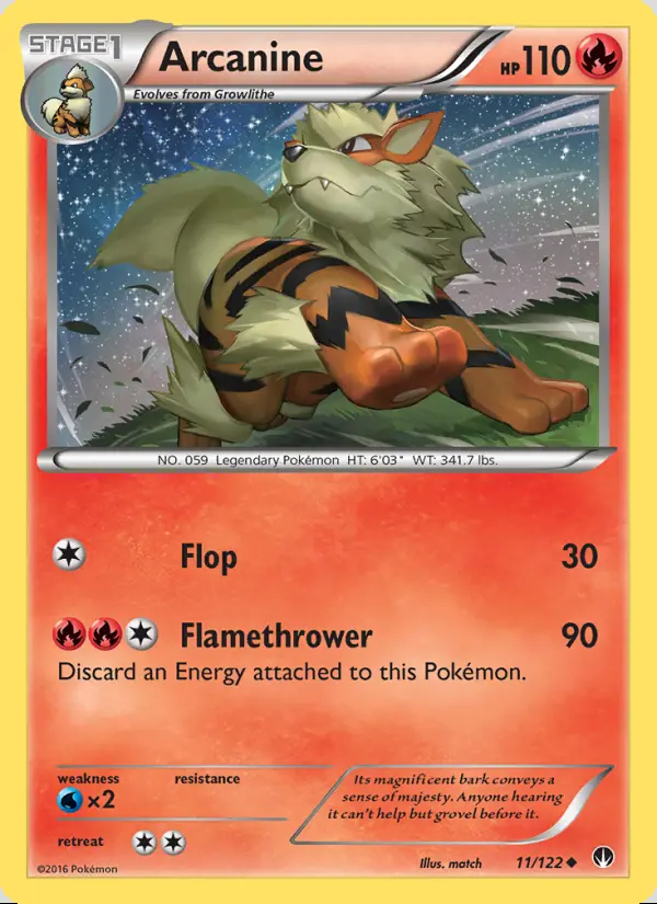 Image of the card Arcanine