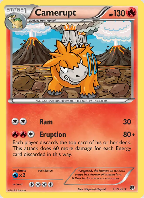 Image of the card Camerupt