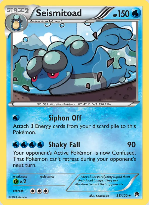 Image of the card Seismitoad
