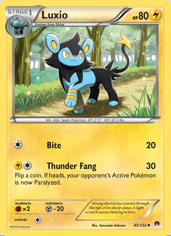 Image of the card Luxio