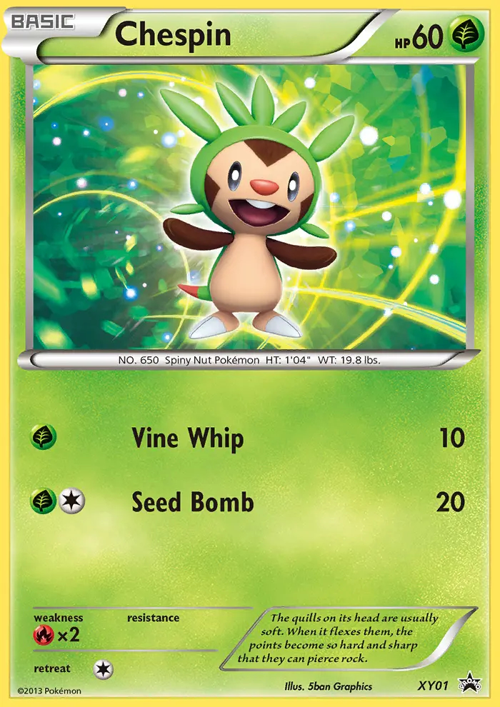 Image of the card Chespin
