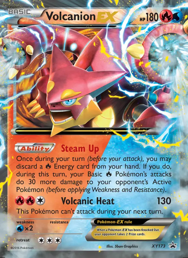 Image of the card Volcanion EX